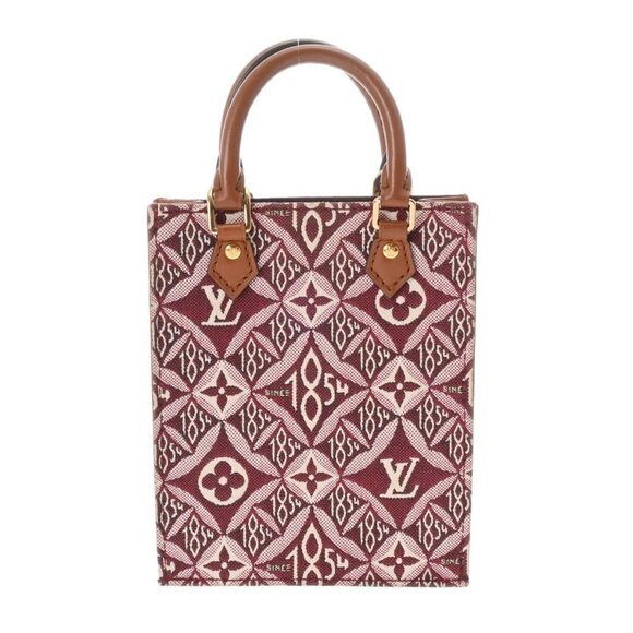 LOUIS VUITTON Monogram SINCE 1854 Petite Sac Plat 2WAY Bordeaux - Picture 1 of 15
